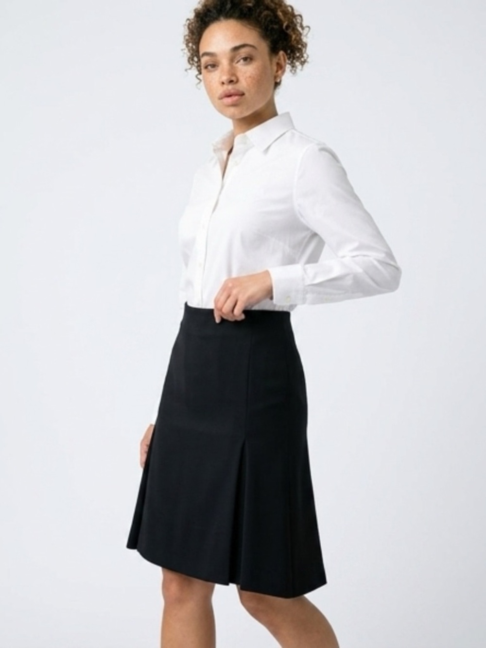 Balenciaga Dark Blue Knee-Length Skirt US 6 NWOT